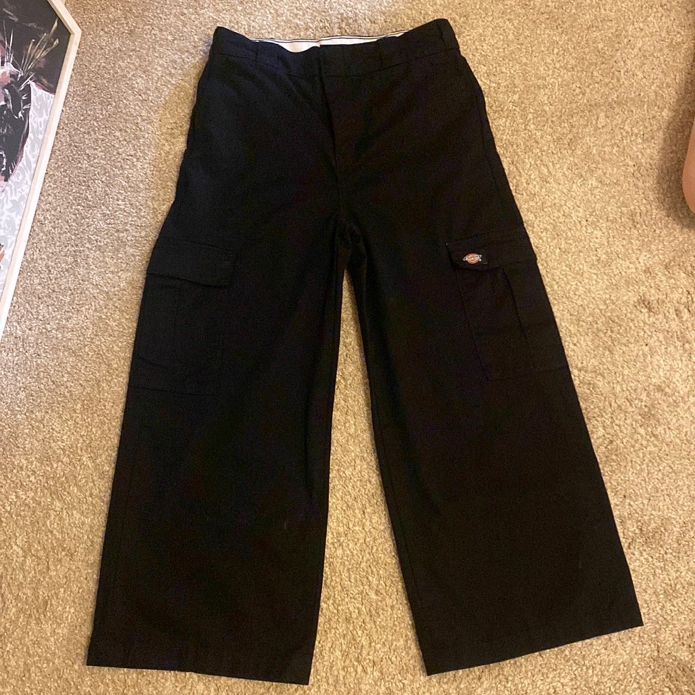 Black dickies straight leg carpenter pants